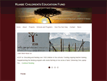 Tablet Screenshot of kcefund.org